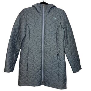 The North Face Women’s Thermoball Parka | Size Small Gray Hooded Puffer Jacket